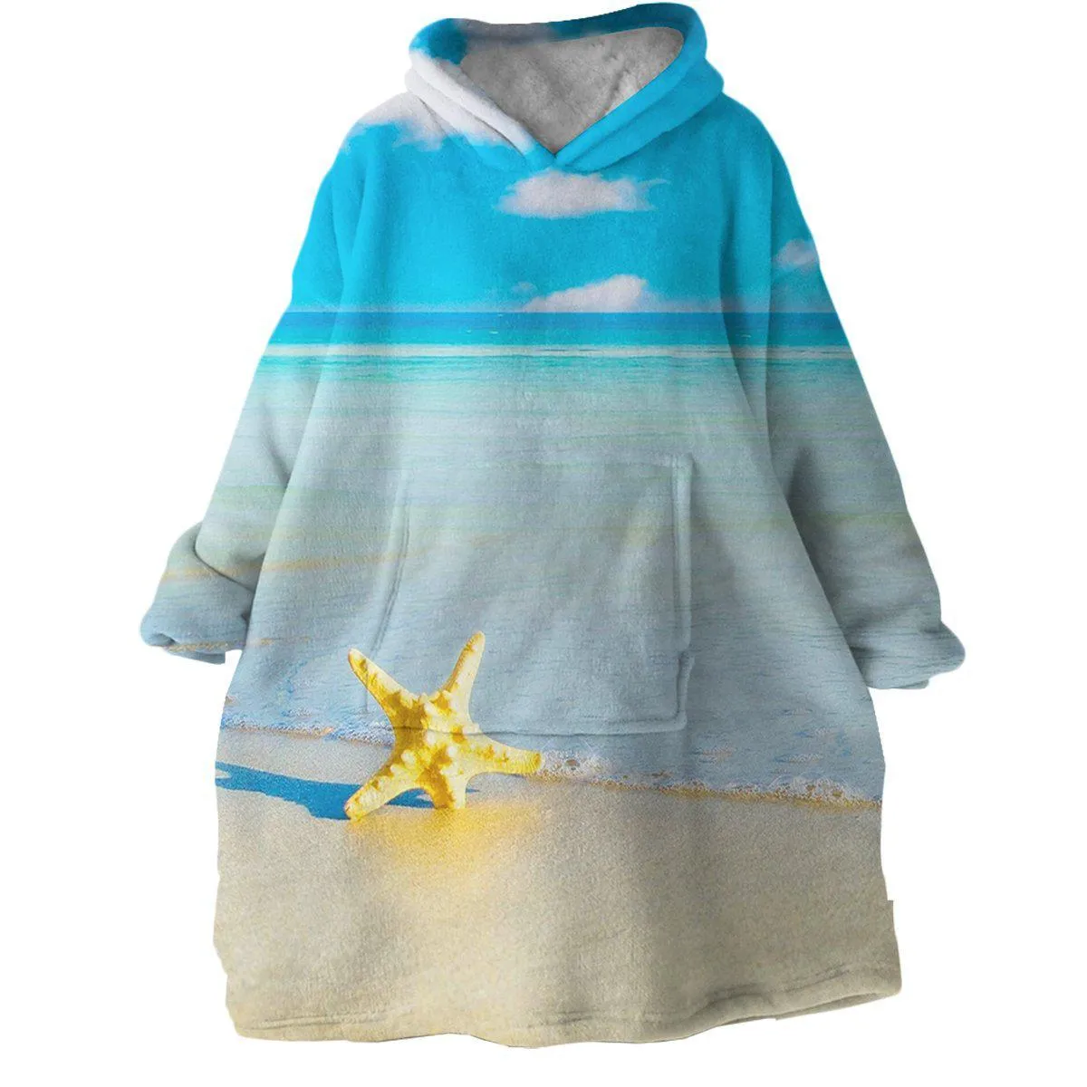 Beach Please Wearable Blanket Hoodie