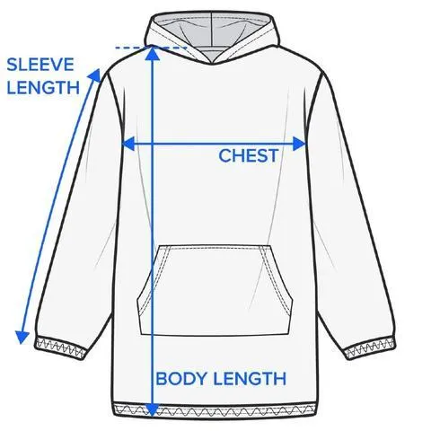 Beach Please Wearable Blanket Hoodie