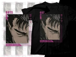 Berserk Guts Anime Graphic Png Digital Download