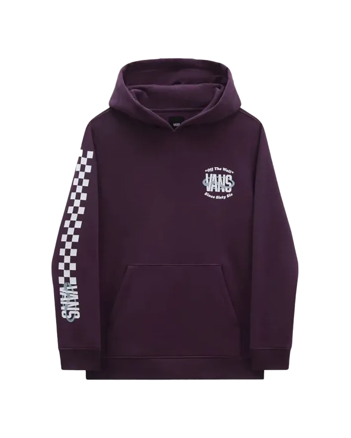 Boys Sixty Six Hoodie in Blackberry Wine