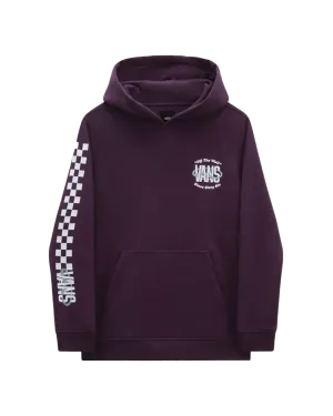 Boys Sixty Six Hoodie in Blackberry Wine