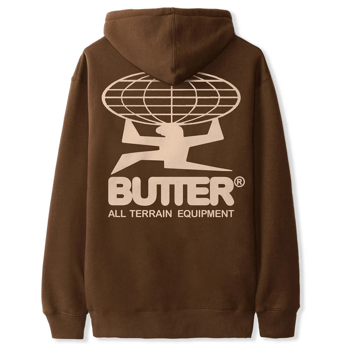 Butter Goods - All Terrain Hoodie Chocolate