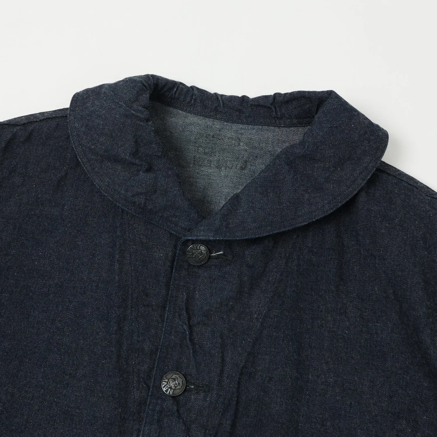 Buzz Rickson's BR12744 'Dungaree Jumper' Shawl Collar Jacket - One Wash