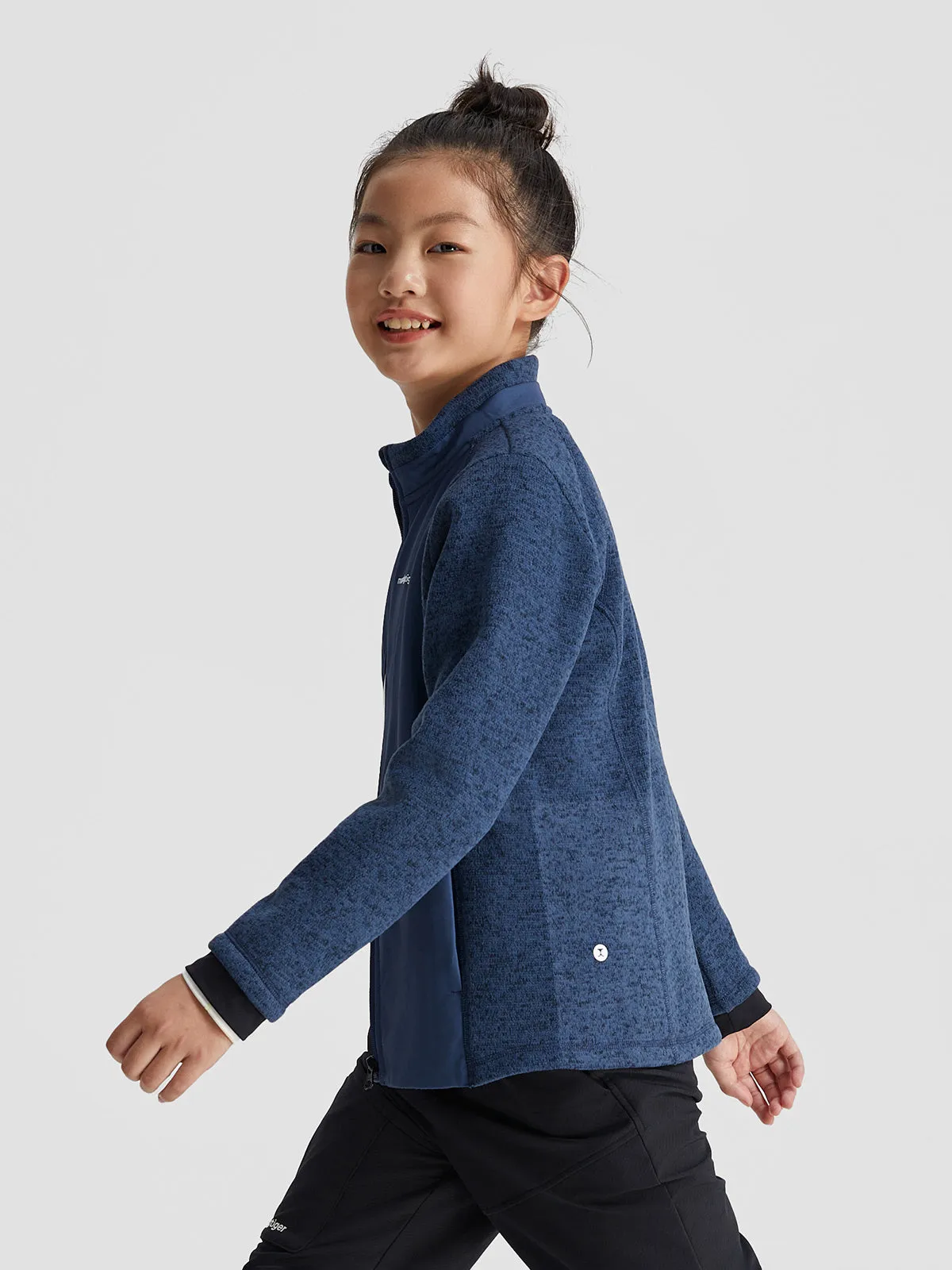 Coarse Knit Fleece Jacket