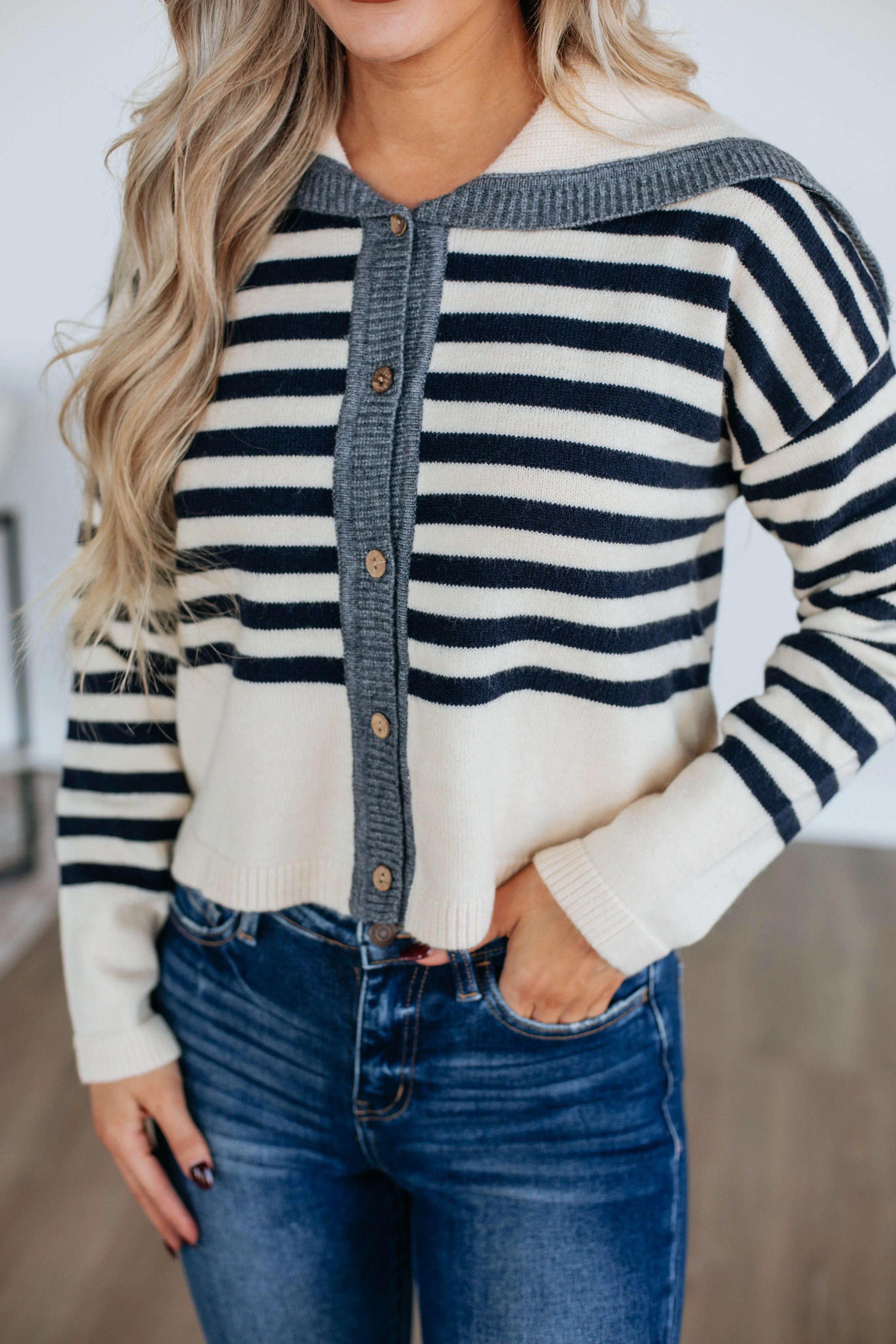 Denali Striped Cardigan