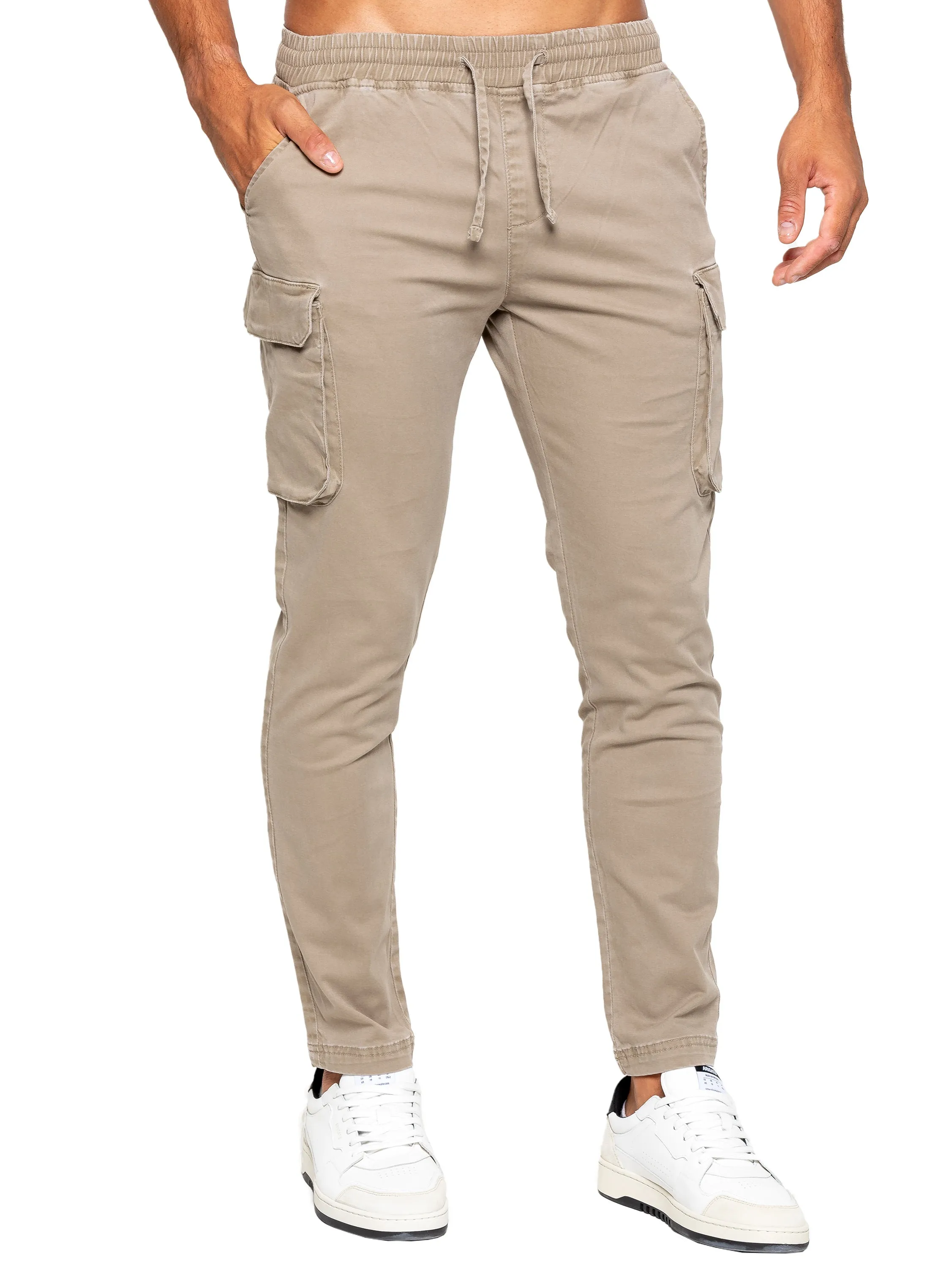 Enzo | Mens Cargo Trousers