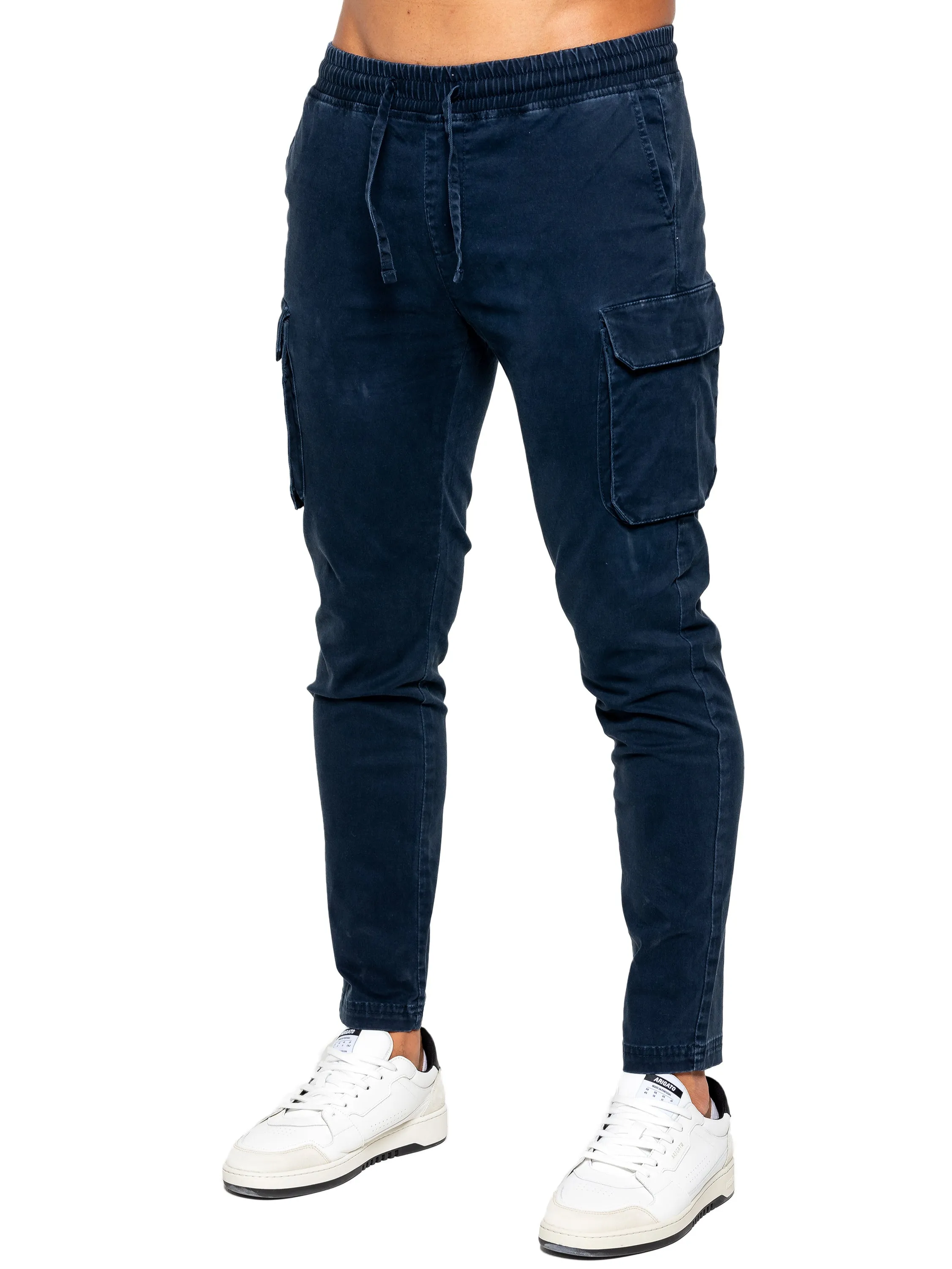 Enzo | Mens Cargo Trousers