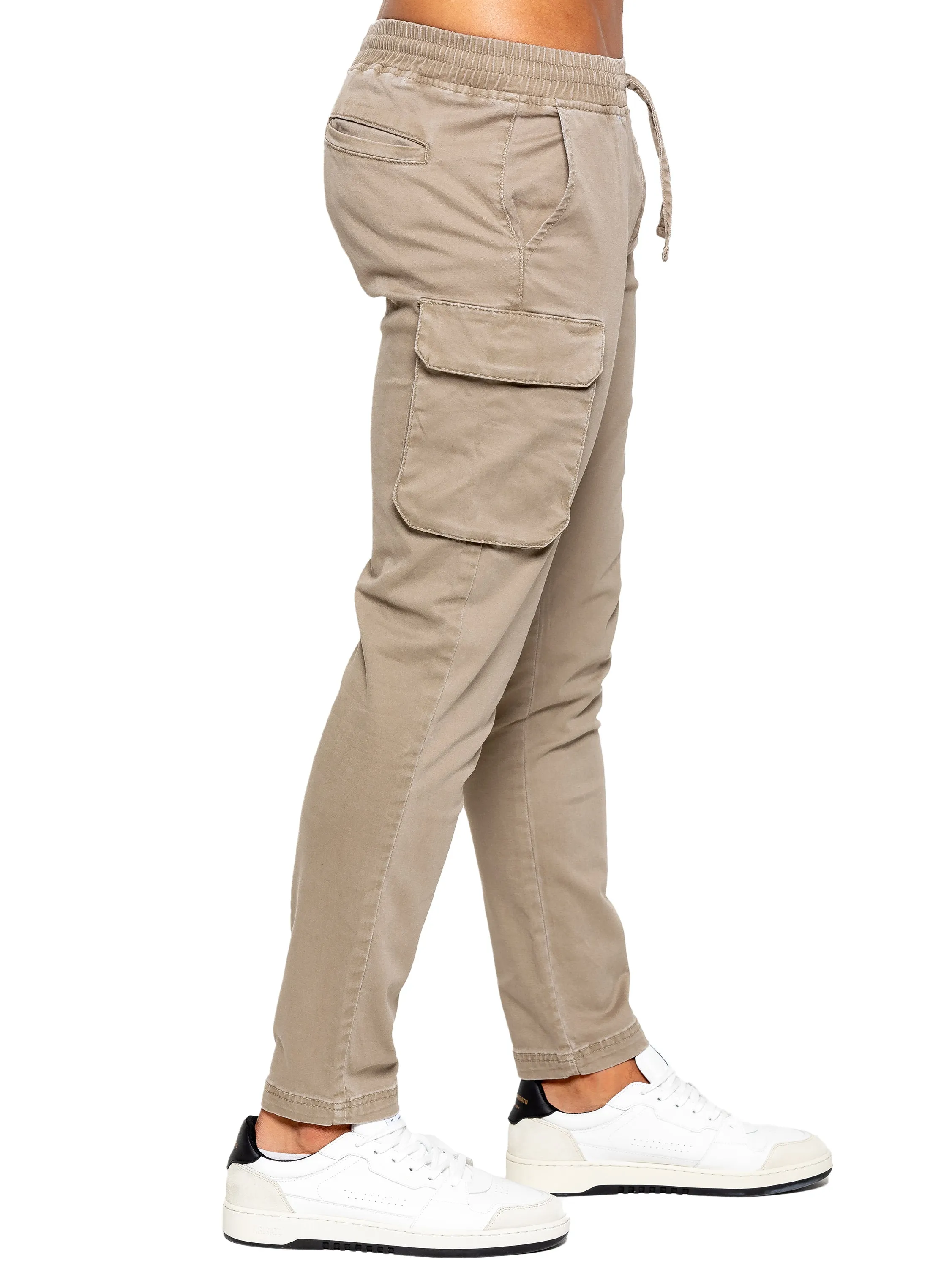 Enzo | Mens Cargo Trousers