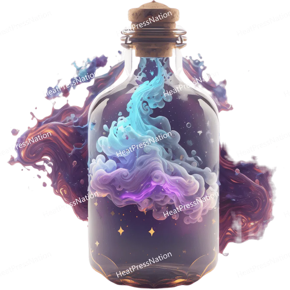 Fantasy Potion Bottle Design