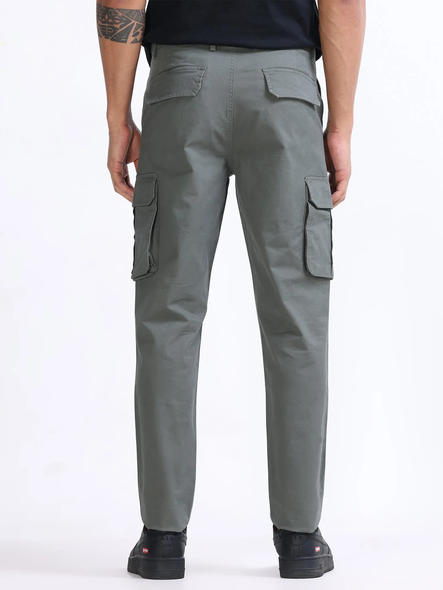 Fine Twill Olive Elevated Cargo