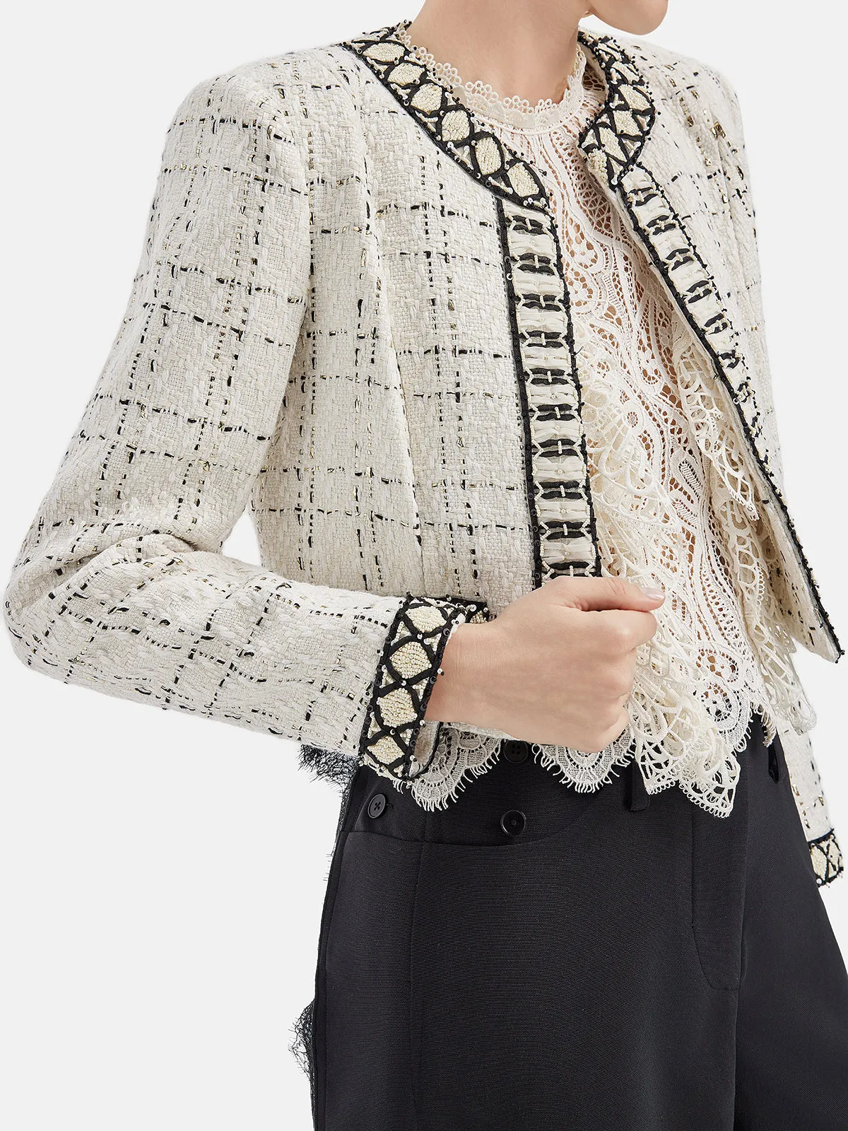 Handmade Beaded Chic Jacket