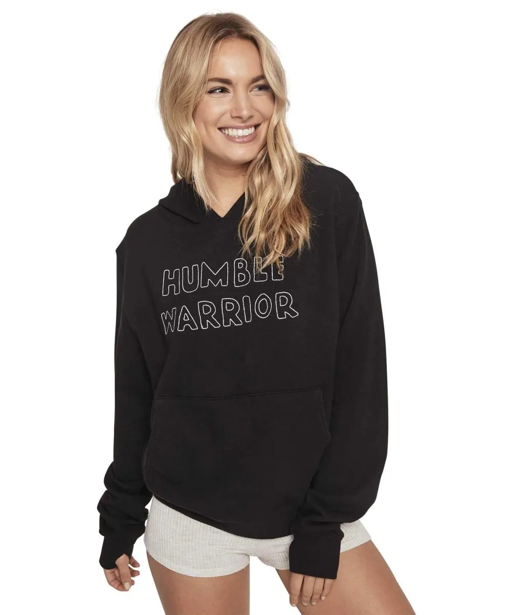 Humble Warrior Outline Hoodie