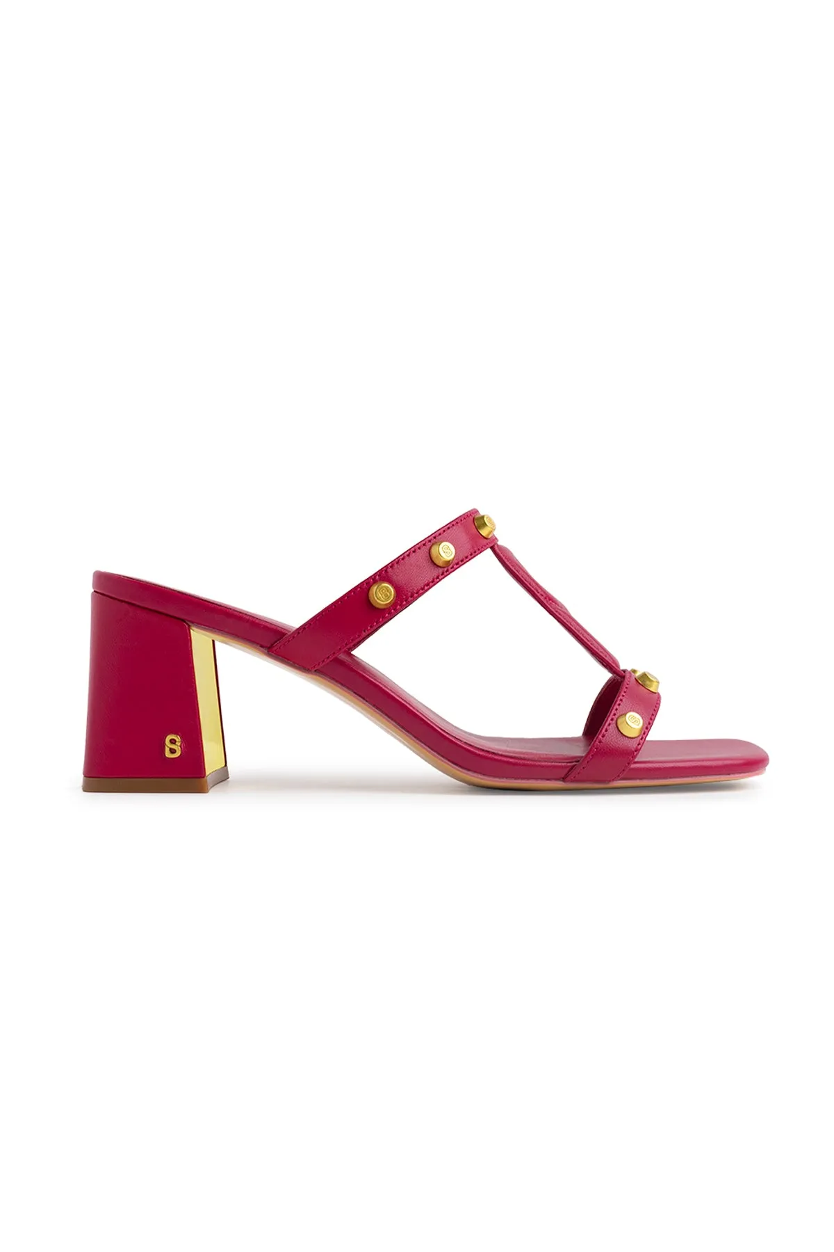 Kefi Studs Heels - Fuchsia