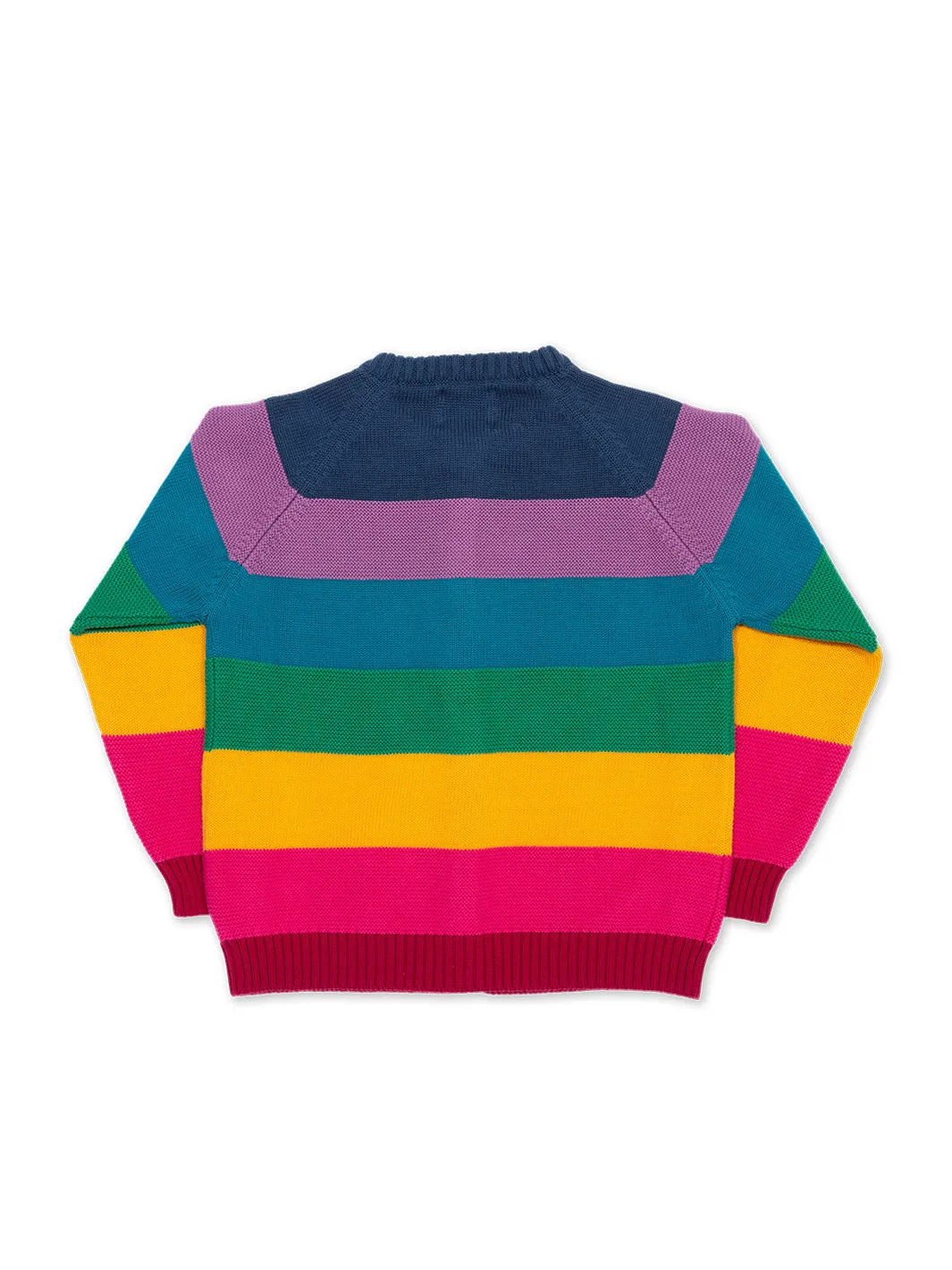 Kite Rainbow Cardi Purple Stripes