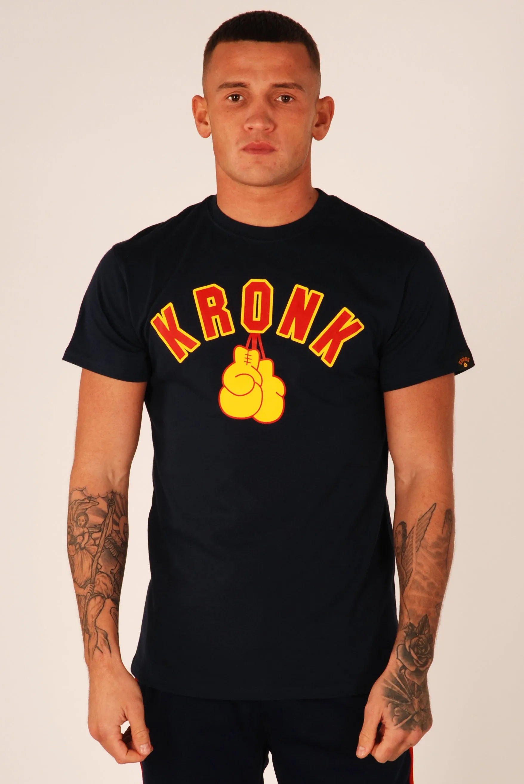 KRONK Gloves Regular Fit T Shirt Navy