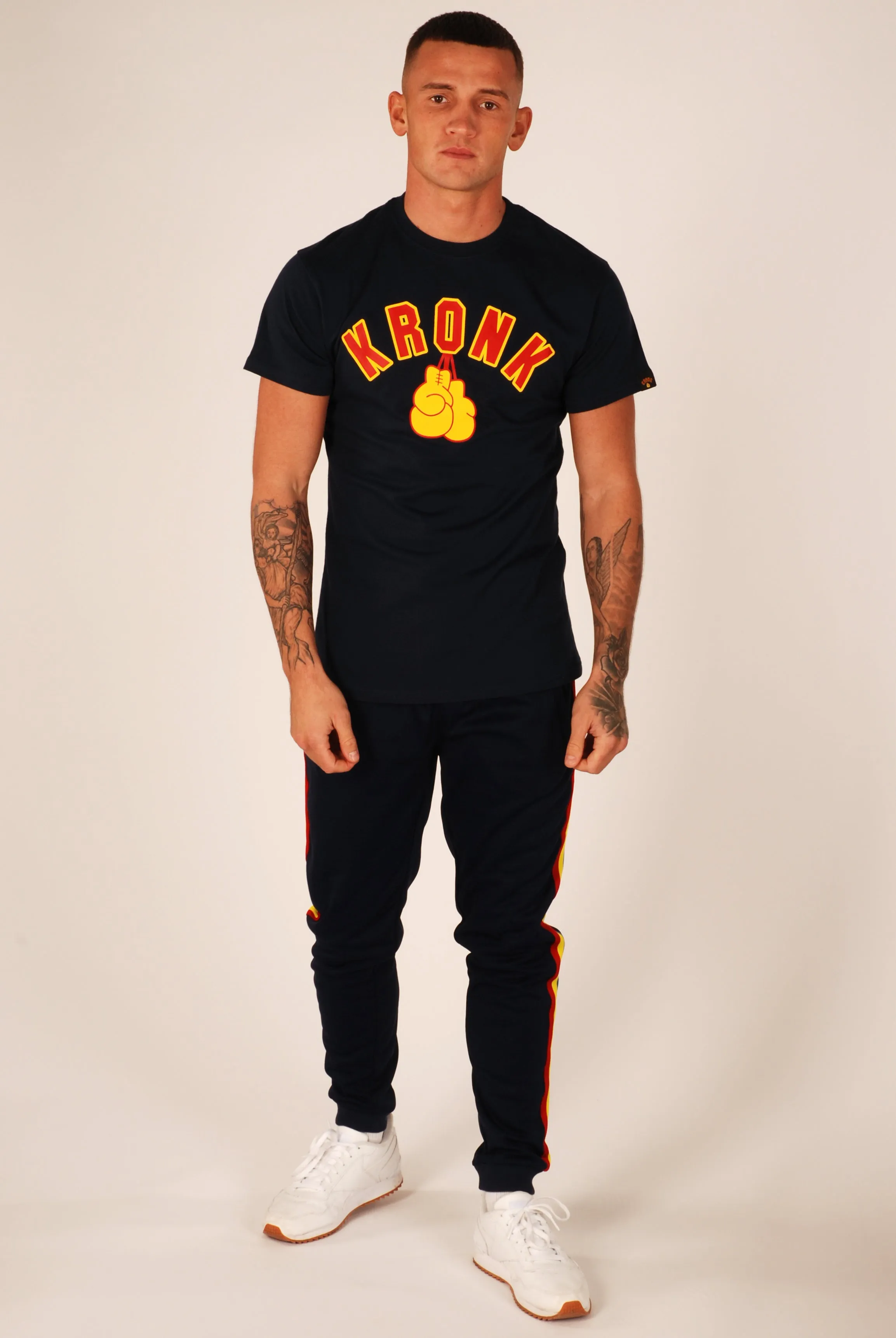 KRONK Gloves Regular Fit T Shirt Navy