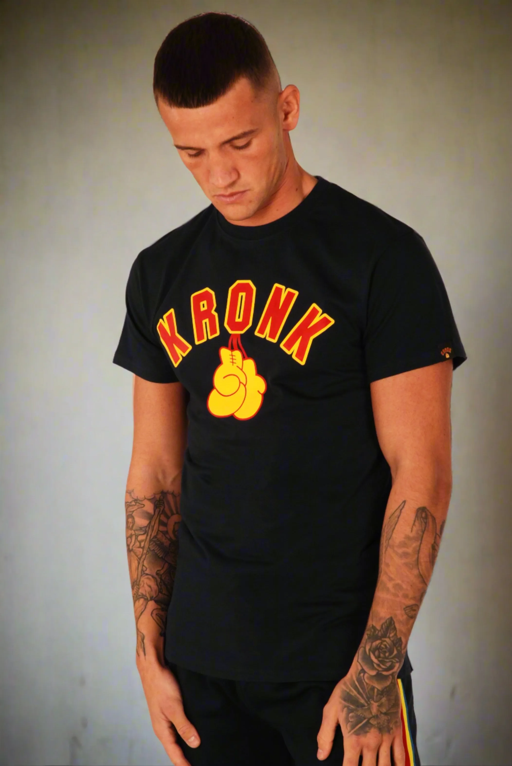 KRONK Gloves Regular Fit T Shirt Navy