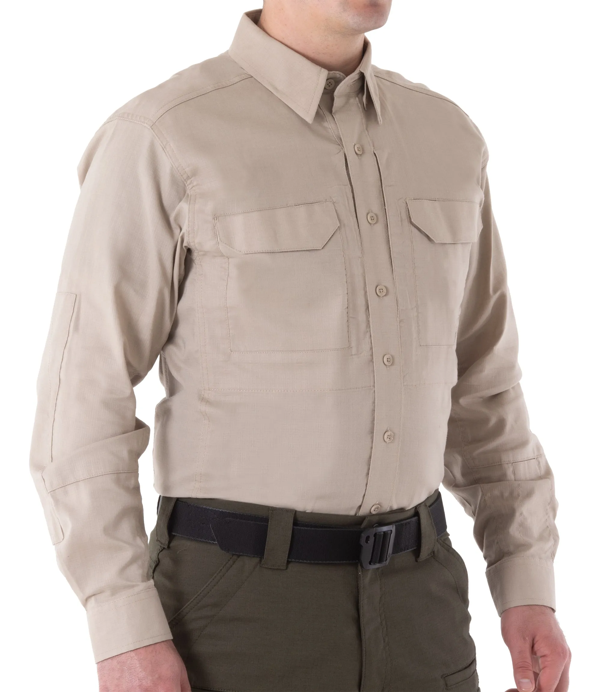 Men's V2 Tactical Long Sleeve Shirts / Khaki