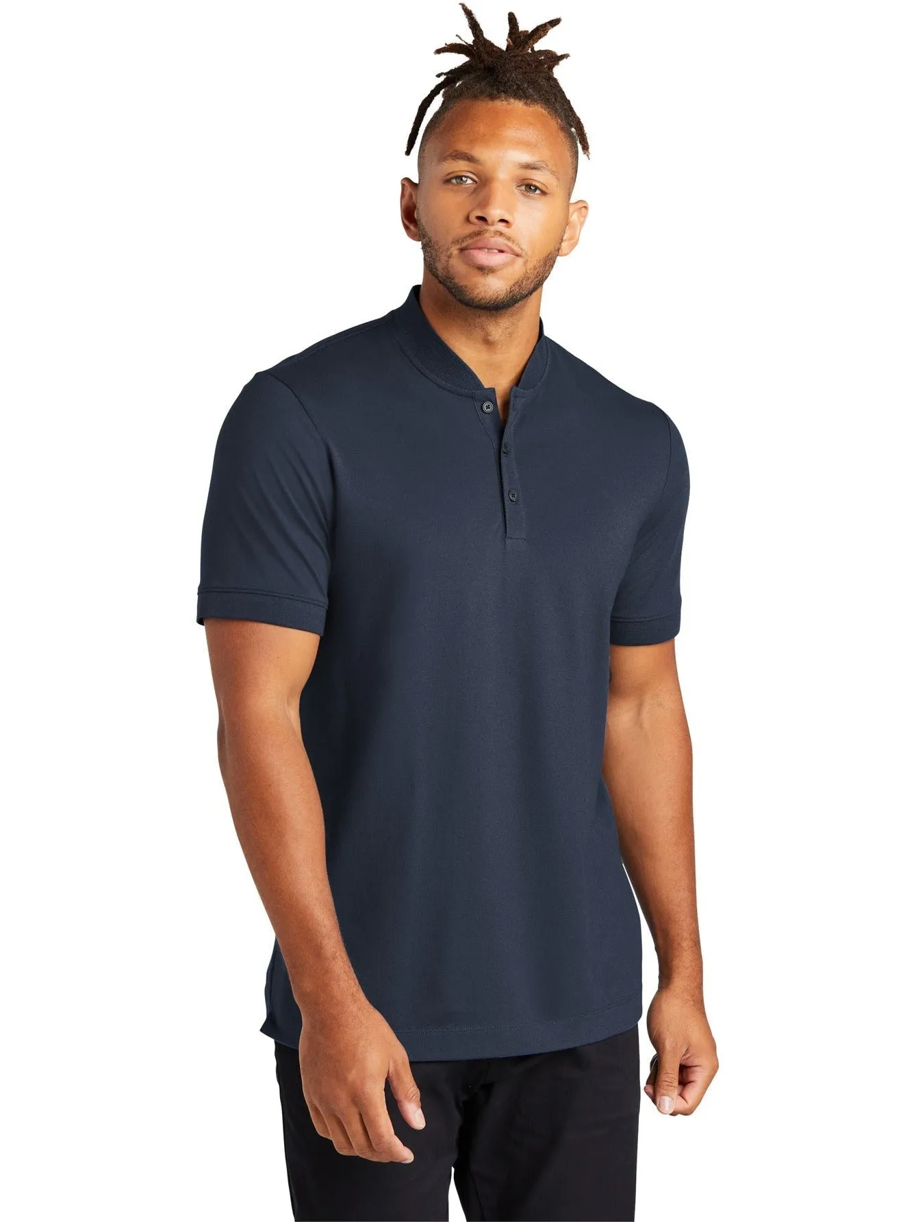 Mercer Mettle Stretch Pique Henley