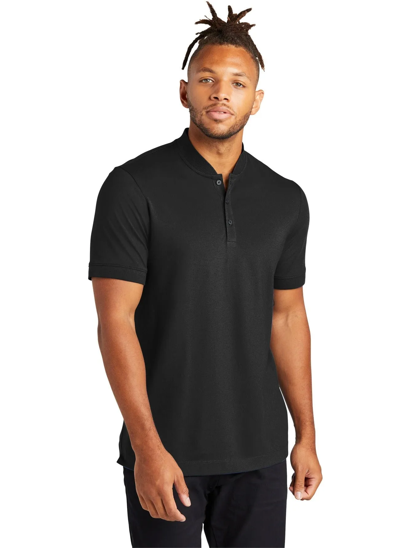 Mercer Mettle Stretch Pique Henley