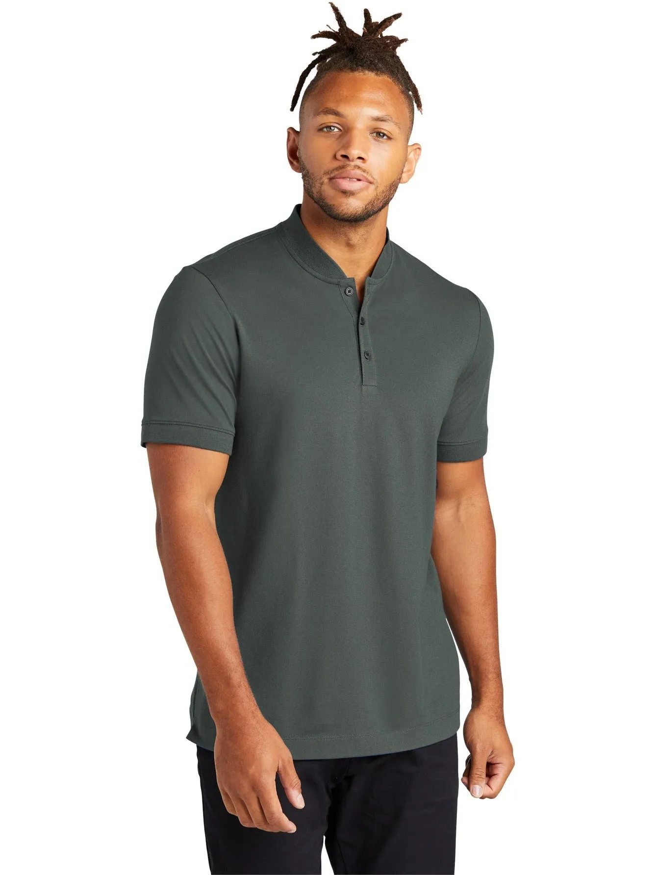 Mercer Mettle Stretch Pique Henley