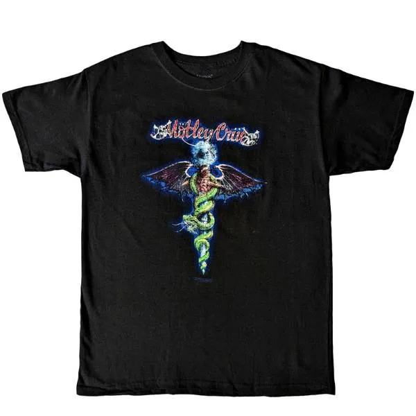 Motley Crue Kids T-Shirt - Motley Crue Blue Dragon