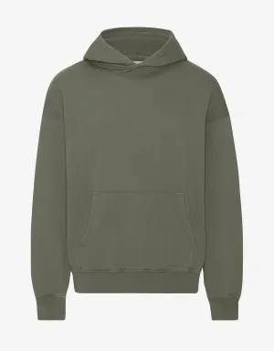 Organic Oversized Hood - Dusty Olive