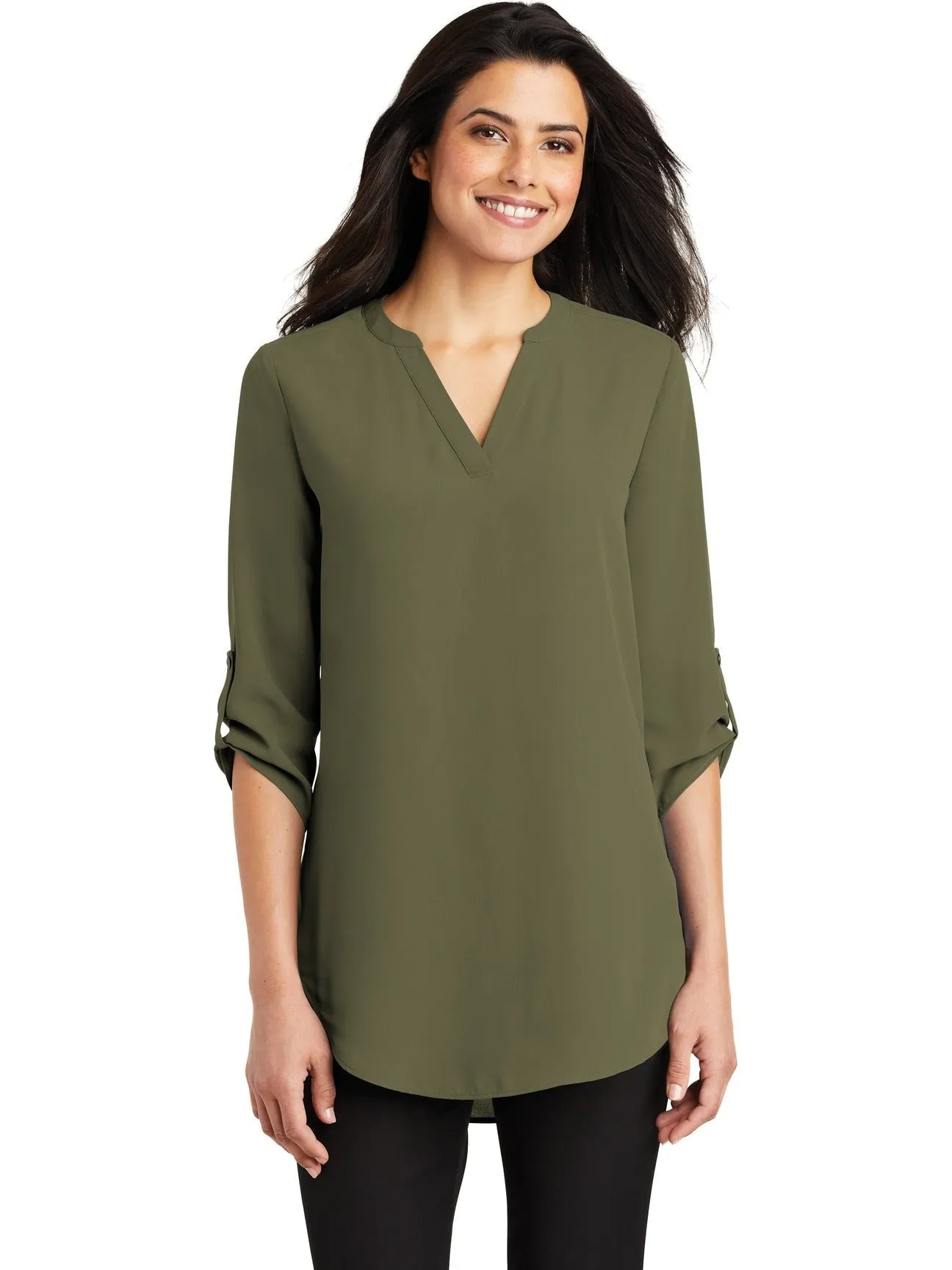 Port Authority Ladies 3/4-Sleeve Tunic Blouse