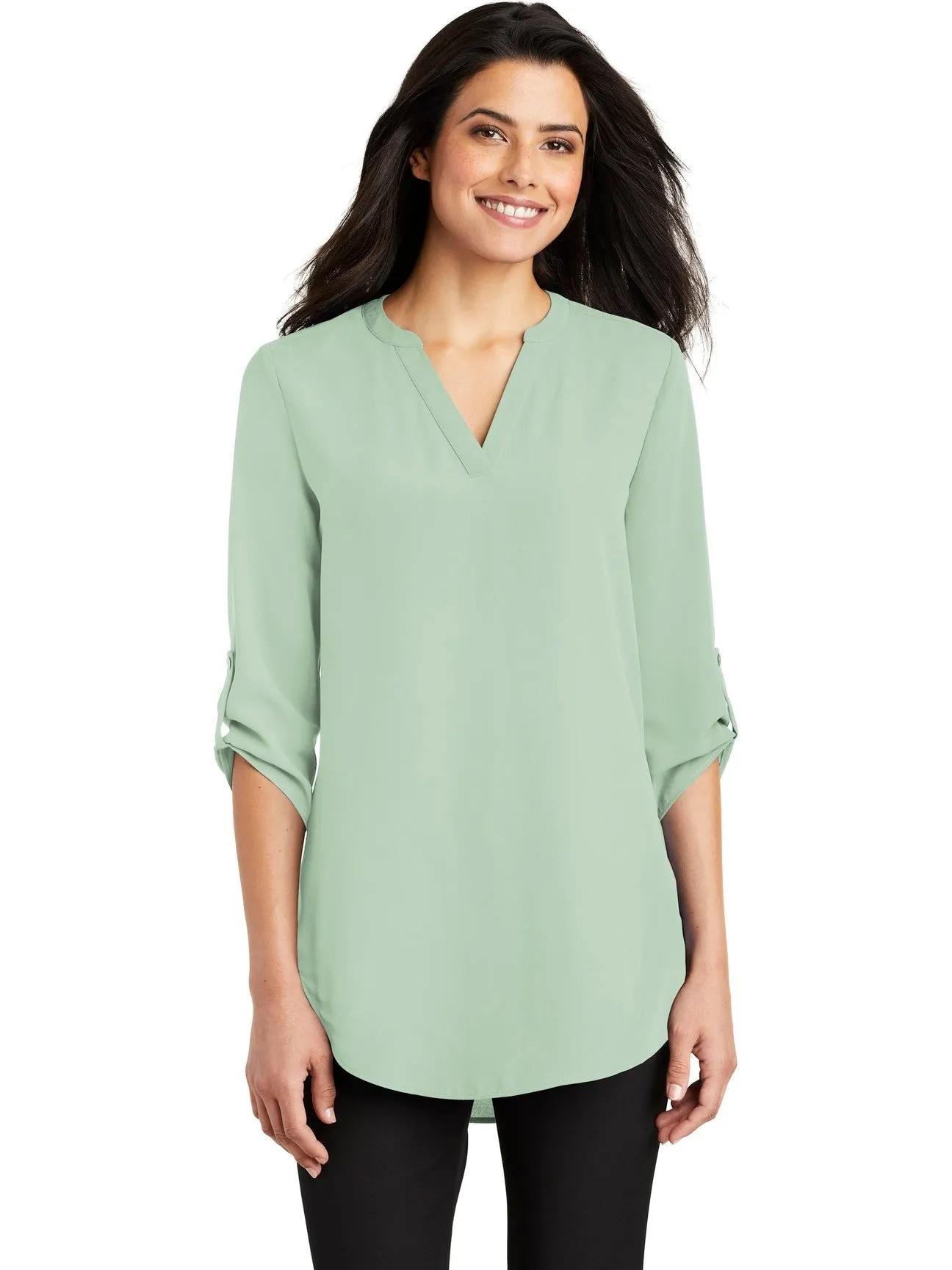 Port Authority Ladies 3/4-Sleeve Tunic Blouse