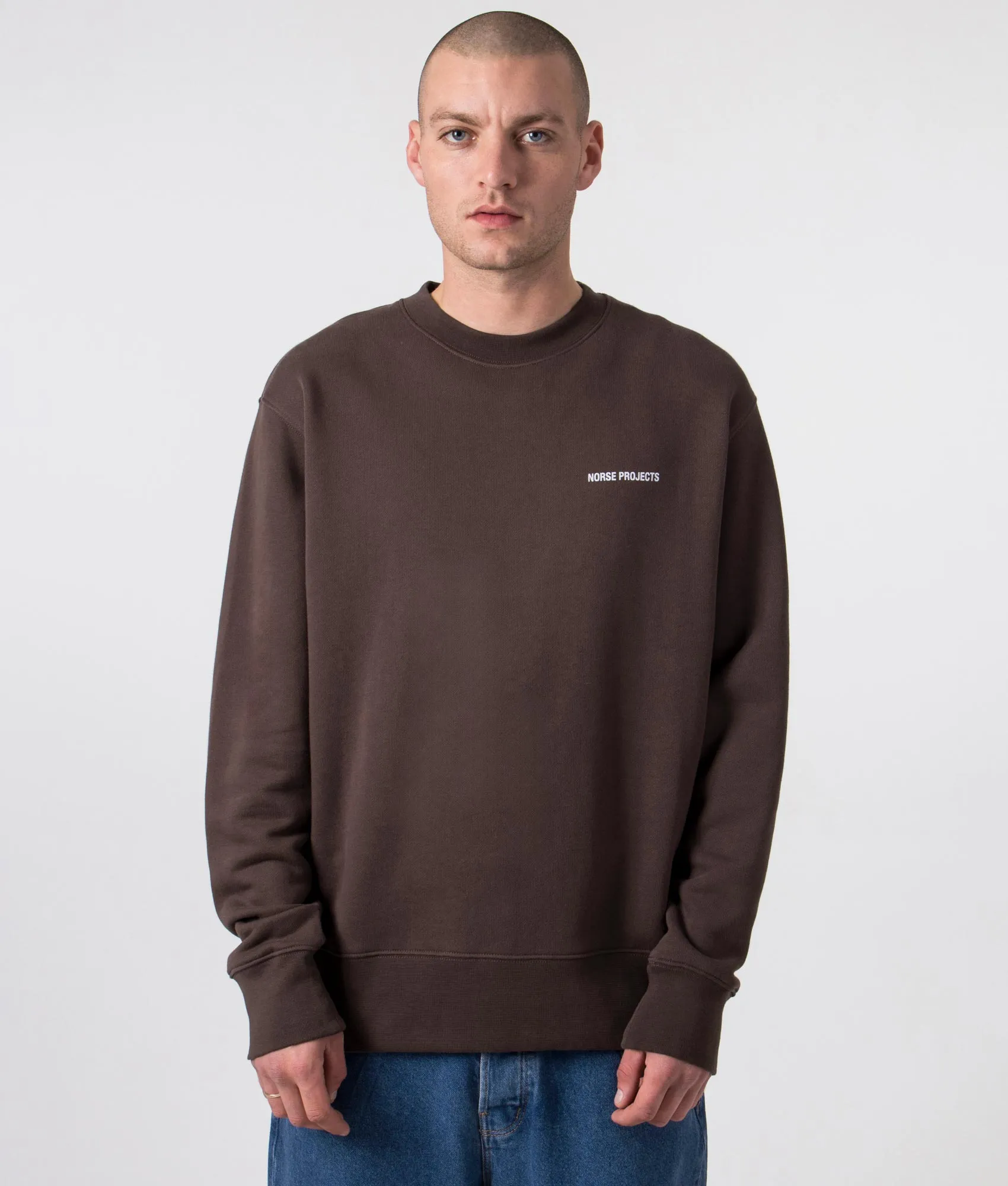 Relaxed Fit Arne Organic Logo Sweatshirt