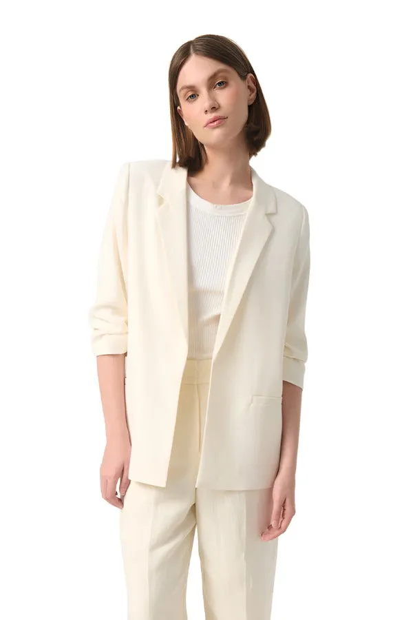 Soaked Womens Shirley Blazer Whisper White