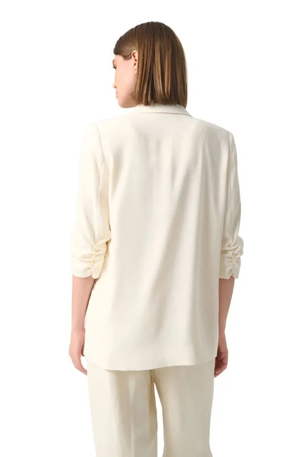 Soaked Womens Shirley Blazer Whisper White