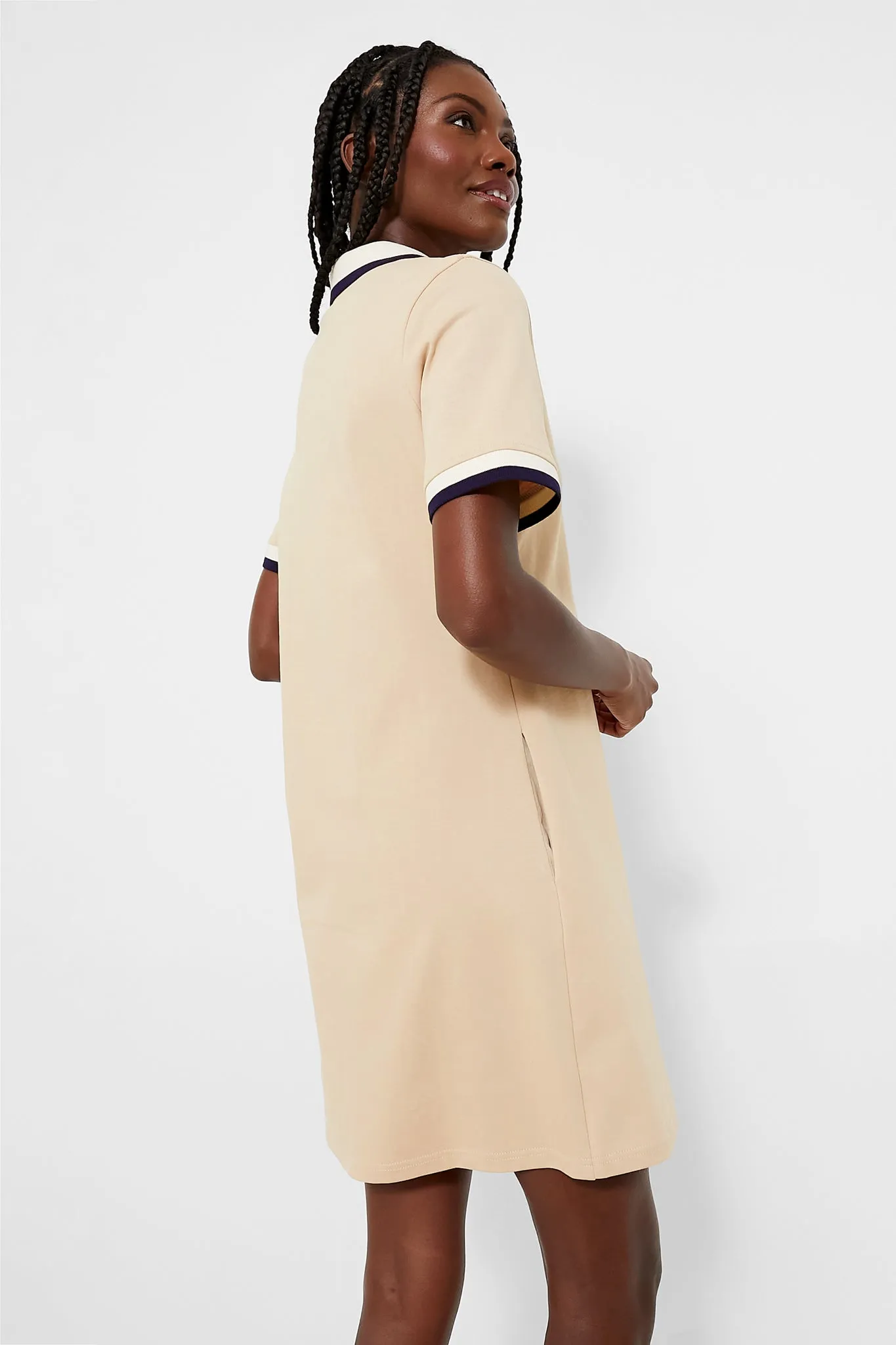 Tan Hutton Polo Dress