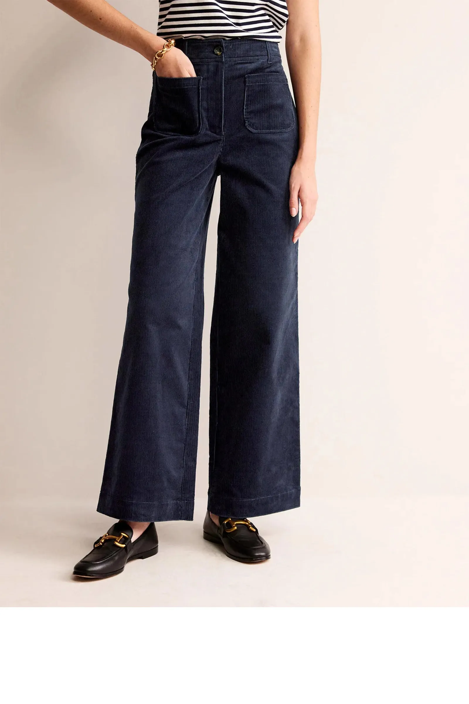 Westbourne Corduroy Trousers Navy