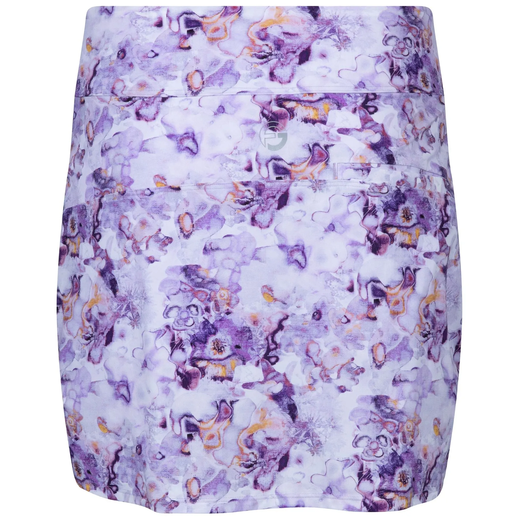 Womens Bonded Patch Pocket Skirt Purple Tie Dye - SS23