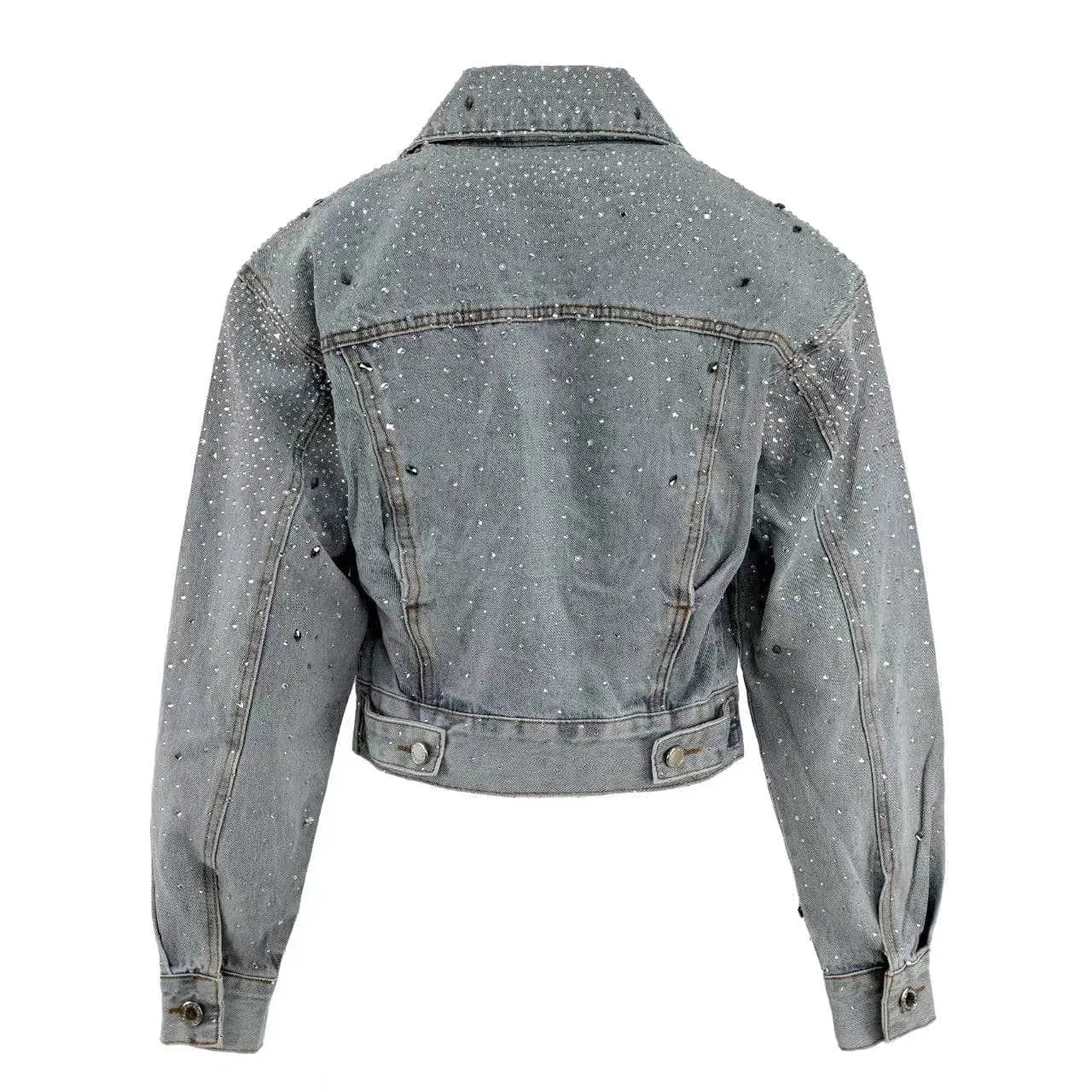 Women's Crystal Denim Jacket