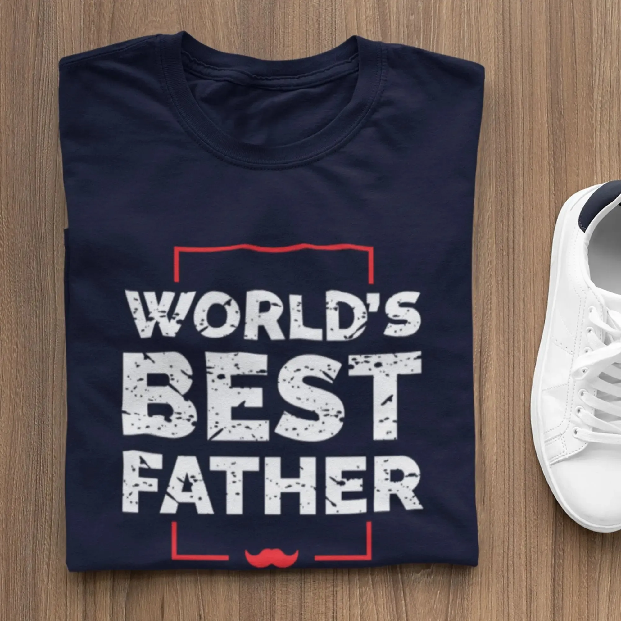 World's Best Father Round Neck Half Sleeve Classic T-Shirt