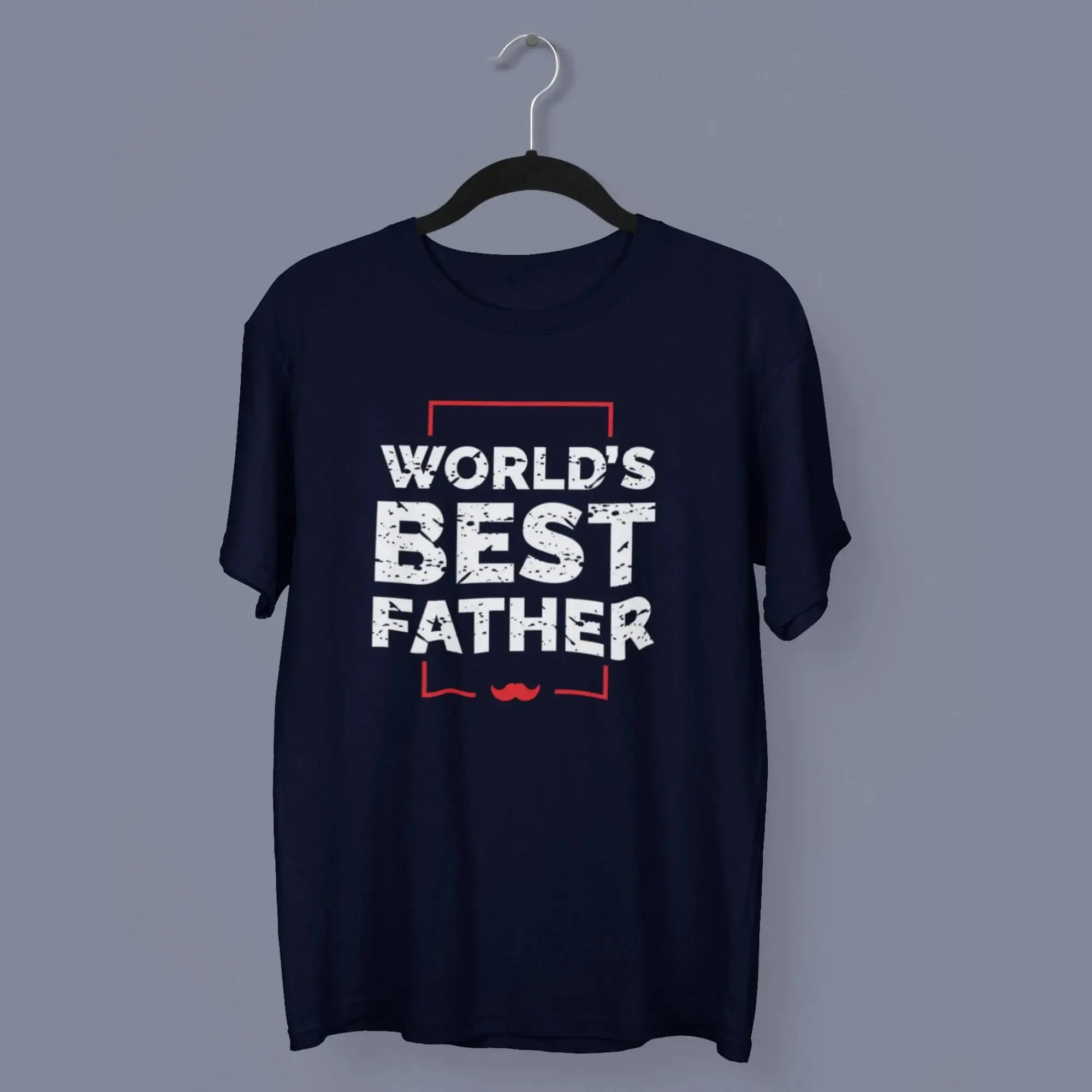 World's Best Father Round Neck Half Sleeve Classic T-Shirt