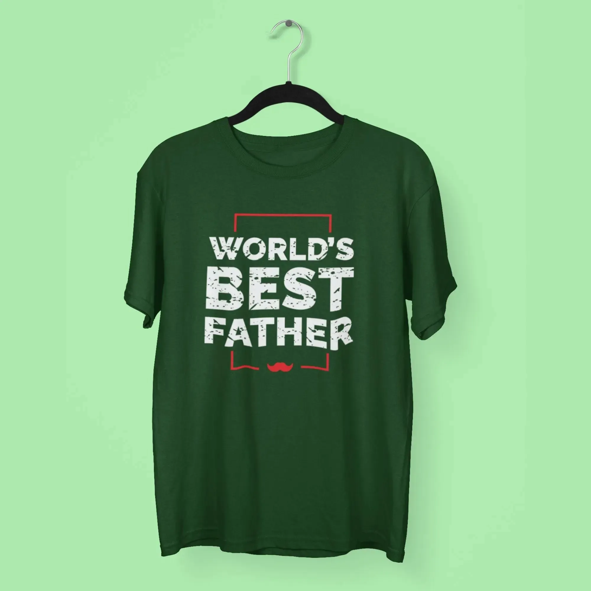 World's Best Father Round Neck Half Sleeve Classic T-Shirt