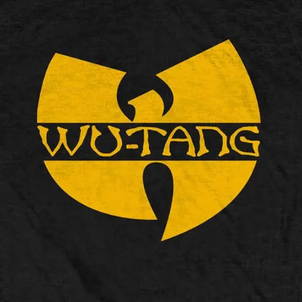 Wu-Tang Adult T-Shirt - Wu-Tang Logo - Black T-Shirt