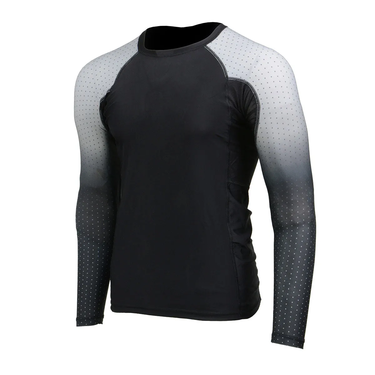 X-Fitness XFM7000 Men's Long Sleeve Compression Rash Guard Athletic